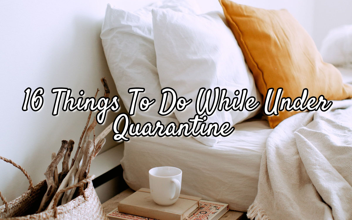 16 Things To Do While Under Quarantine
